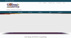 Desktop Screenshot of godeepwithin.com